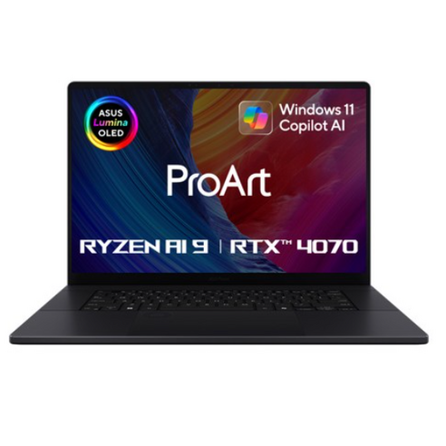 에이수스 2024 프로아트 P16 라이젠9 라이젠 AI 300시리즈 지포스 RTX 4070, 나노 블랙, H7606WI-ME141X, 2TB, 64GB, WIN11 Pro