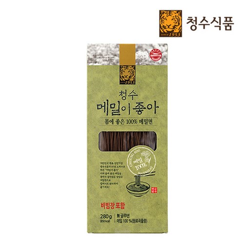 청수 메밀이좋아 비빔냉면(비빔장포함) 280g x 1개