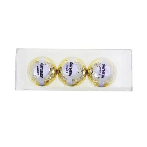 골프 공 고무 골프 연습 공은 실제 플레이 실내 지하실 뒤뜰 훈련에 적합, 42.67mm, 3개