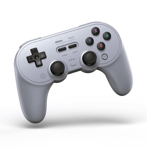 스위치 PC Android Steam Deck iPhone iPad macOS 및 Apple TV용 8BitDo Pro 2 블루투스 컨트롤러(그레이 에디션), Gray Edition_Controller, Gray Edition