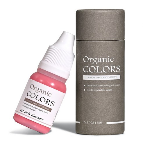 래쉬몬스터 오가닉 수지엠보 색소 아이라인 입술반영구 눈썹문신 스킨커버 10ml, 1개, [수지 머신] 307 핑크블라썸