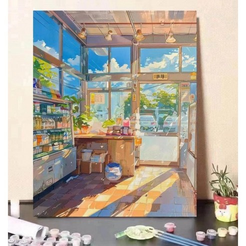 GOOD MOMENT 명화 그림그리기 DIY 그림그리기 선물 장식 다용도 취미DIY, GM-N6