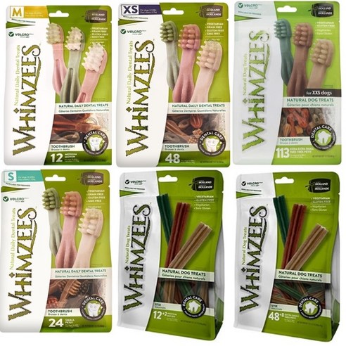 윔지스 덴탈껌으로 반려견의 건강한 미소를 지켜주세요!