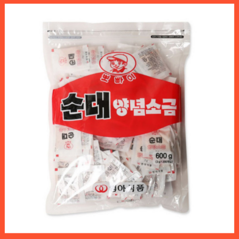 범아 뽀빠이 순대양념소금 3g X 200개입, 6개, 600g