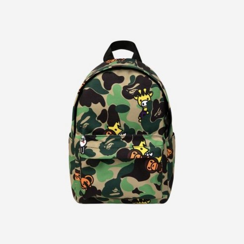 베이프 ABC 마일로 올 프렌즈 미니 가방팩 그린 BAPE