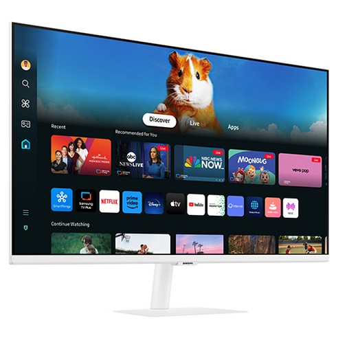 내 방을 영화관으로! 삼성 스마트 모니터 M5 27인치로 스마트한 TV 생활을 즐기세요!