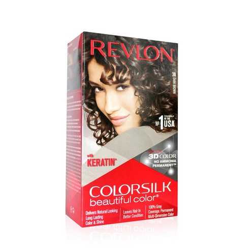 REVLON Color 'n Care NOURISHING PERMANENT HAIR COLOR, 3개, Dark Brown 3N