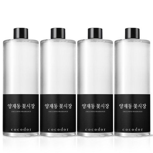 코코도르 디퓨저 리필액, 양재동꽃시장, 500ml, 4개