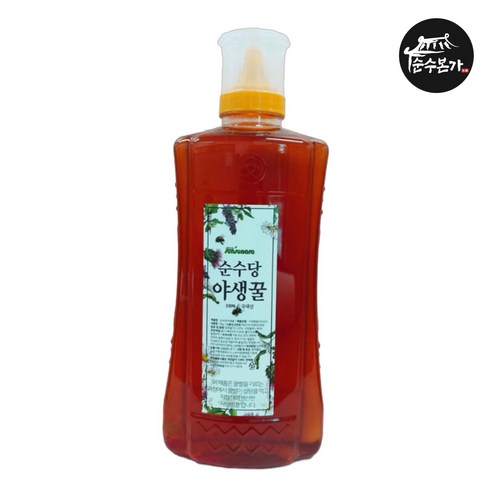 순수당 야생화 사양벌꿀 대용량튜브 2kg+2kg (총4kg), 2kg, 2개