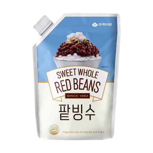 대두식품 팥빙수, 1kg, 1개