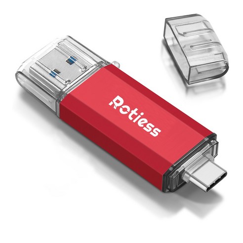 ROTIESS USB3.0 c타입 대용량 유에스비메모리 2in1 핸드폰OTG 256GB, 512GB