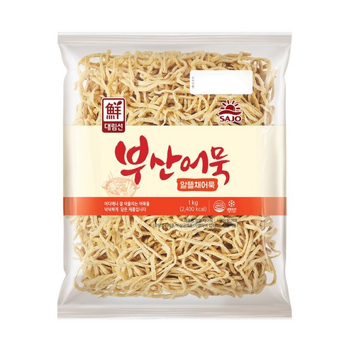 [사조대림] 알뜰채어묵 냉동 1kg, 2개