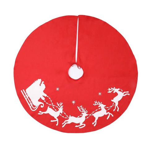 크리스마스 트리 스커트 오머넌트 트리장식 성탄절 나무 꾸미기, C(크리스마스), 1개
