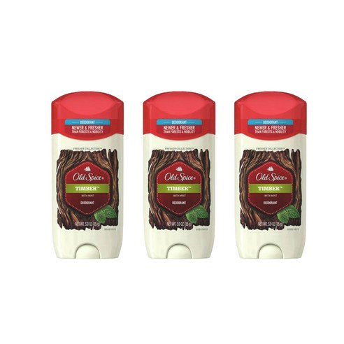 올드스파이스 프레셔 컬렉션 데오도란트 팀버, 85g, 3개