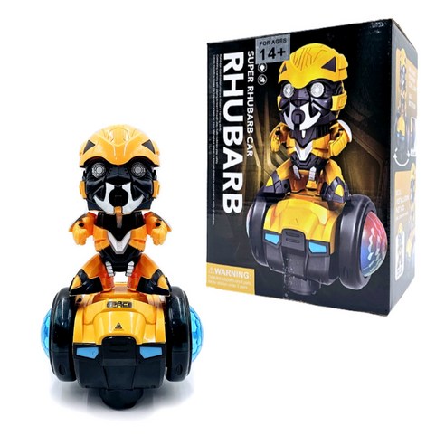 360도 회전, 사운드 미러볼, 탈착 가능한 로봇을 갖춘 춤추는 로봇 피규어