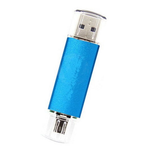 64GB USB 플래시 드라이브 고속 모바일 컴퓨터 Android OTG 이중 사용 U 디스크 인터페이스, {"패션의류/잡화 사이즈":"하나"}, {"색상":"푸른"}