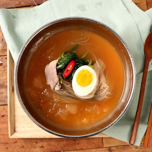 냉면家 [냉면] 메밀 물냉면 5인분 (사리x5봉열무육수x5봉), 1