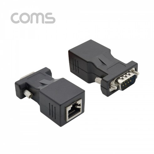 [BT720] Coms 시리얼 젠더(9M/RJ45F) 2개 1세트 / RS232 9P(M) to RJ45(F), 1개