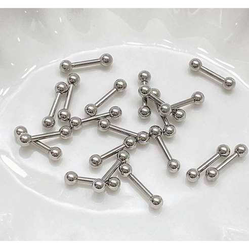 (30pcs) 젤루나 써지컬 바벨 볼 기본 피어싱