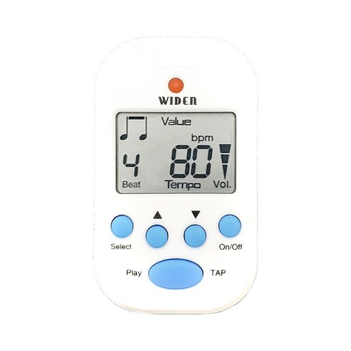와이든 메트로놈 디지털 피아노 박자기 20W1027, 미니메트로놈 M50(화이트), 1개
