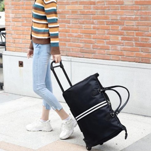 여행과 골프를 위한 최적의 선택, 바퀴 달린 보스턴 가방으로 편안함을 더하세요.