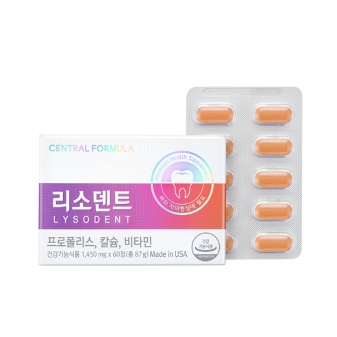 센트럴포뮬러 리소덴트, 60정, 1개