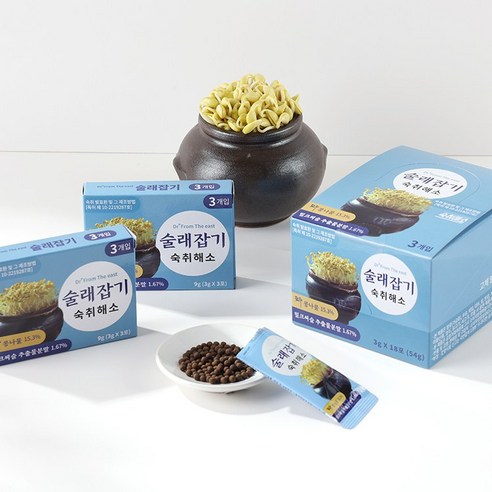 [한정판매] 특허 받은 숙취해소제 술래잡기 3g _전라도 전주 특별 지정 상품 군납 확정 MZ세대에서 입소문으로 핫한 숙취해소제 엄선된 16가지 재료, 6세트