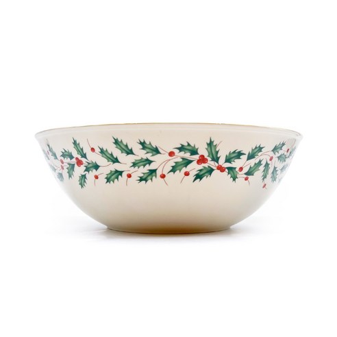 레녹스 홀리데이 27cm 보울: 크리스마스 축제의 화려한 장식품