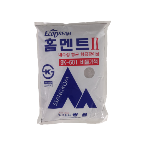 쌍곰 줄눈용시멘트 홈멘트 2kg, 4개, 진회색