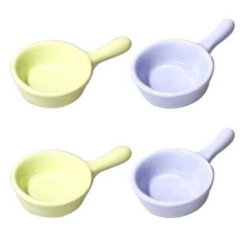 푸코 미니팬 종지, 그린, 퍼플, 4개