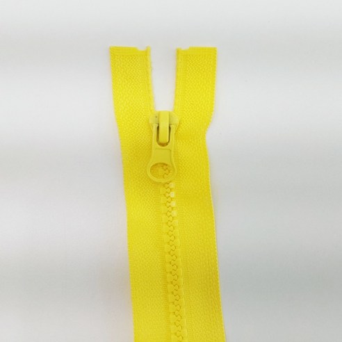 24인치 60cm 5호 비슬론 점퍼지퍼, 1세트, 노랑색