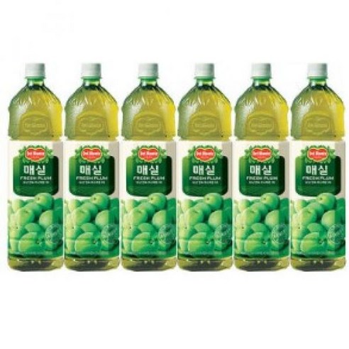 델몬트 매실 주스 1.5L x 6펫