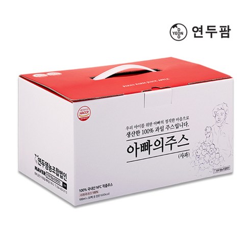 아빠의주스 사과즙, 30개, 100ml