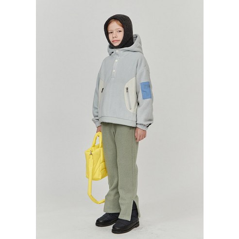 블루테일 블루테일 AWH4PT03YG 옐로우 그린 골지 져지 벨버틈 팬츠 (P002911800)