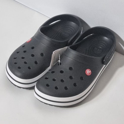 크록스 바야 클로그 블랙 남녀공용 가벼운 캐주얼 슬리퍼