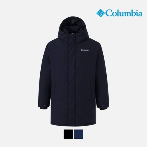 컬럼비아 남성 논퀼팅 후드 하프패딩다크네이비 C54YMD310 367682