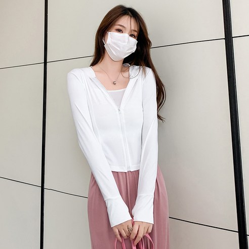 ANYOU 여성 경량 바람막이 자켓 자외선 차단 재킷