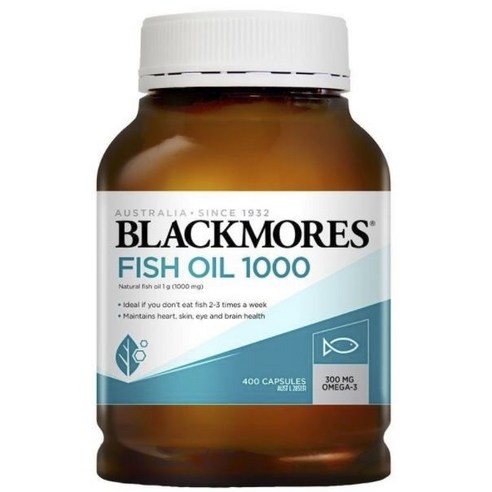 블랙모어스 피쉬오일 1000mg 캡슐, 400개입, 4개
