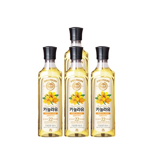 <올따옴> 해표 카놀라유 500ml 4입, 0.5L, 1개
