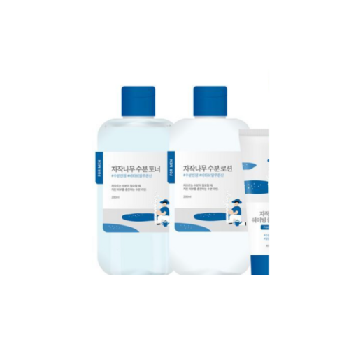 라운드랩 포 맨 자작나무 토너/로션 200ml 2종세트 (+쉐이빙클렌징폼40ml 증정), 1개