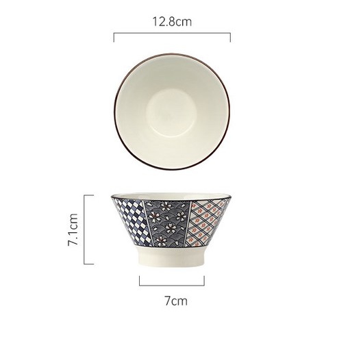 동양의 정취를 담은 세련된 삿갓모양 그릇