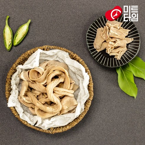 미트타임 국내산 돼지 삶은 곱창 손질 소창 300g, 3개