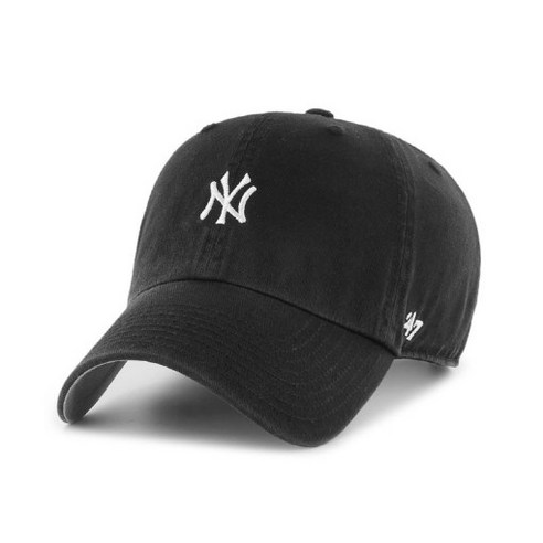 47브랜드 MLB 베이스 러너 볼캡 뉴욕 양키즈, 블랙