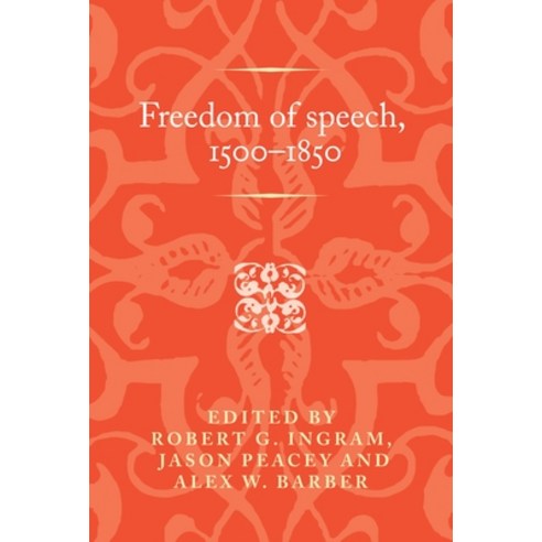 (영문도서) Freedom of Speech 1500-1850 Paperback, Manchester University Press, English, 9781526167064