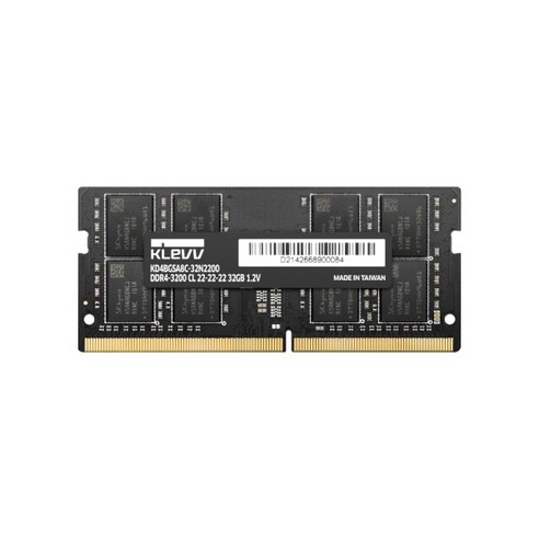 [에센코어] 노트북용 KLEVV DDR4 PC4-25600 CL22 파인인포 [32GB] (3200) 노트북ddr4