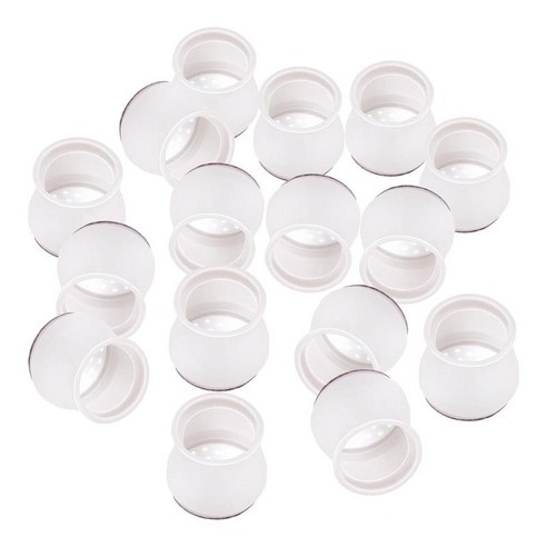 16pcs 실리콘 의자 가구 다리 모자 바닥 보호대 미끄럼 방지 테이블 피트 패드, 클리어 라운드, {"사이즈":"1.5 인치"}, {"수건소재":"실리콘"}