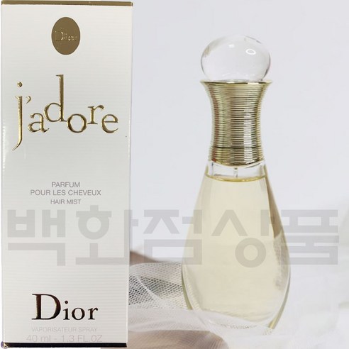 디올 쟈도르 헤어 미스트 오 드 퍼퓸40ml-관능미와 산뜻함 샤를리즈테론 pick향수, 1개, 40ml