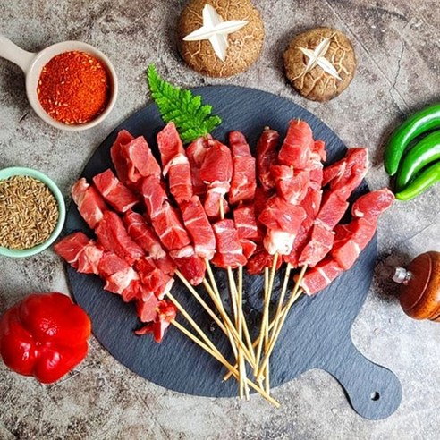 에어프라이어 양꼬치 2kg 캠핑용 호주산 청정지역 어린양, 바베큐(숯불용), 1개, 쿠팡 본상품선택