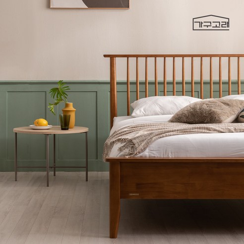 견고한 원목과 평상형 디자인이 선사하는 꿈결 같은 휴식