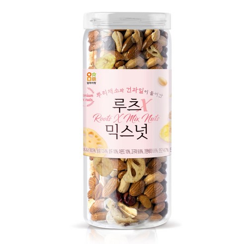 디톡톡 토핑 건조과일칩 바크 초콜릿만들기 재료, 1개, 50g 건과일믹스 Best Top5 9 엄마사랑 뿌리채소와 건과일이 들어간 루츠믹스넛, 550g, 6개